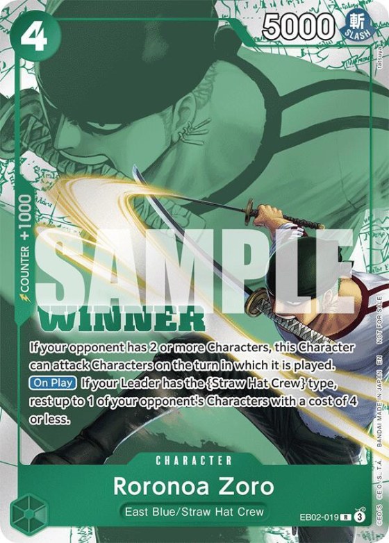 Roronoa Zoro - Winner Pack 2025 Vol 3