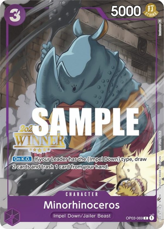 Minorhinoceros - Online Regional 2023 Winner