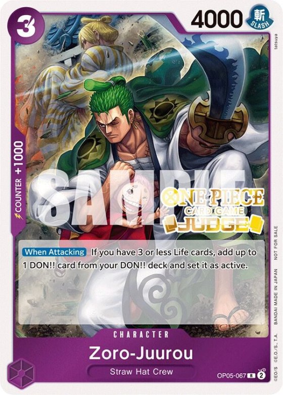 Zoro-Juurou - Judge Pack Vol 3