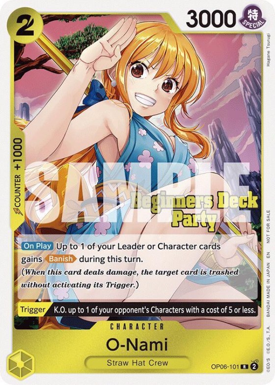 O-Nami - Beginners Deck Party St 23 St 