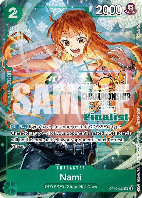 Nami - Cs 25 26 Finalist Card Set 1