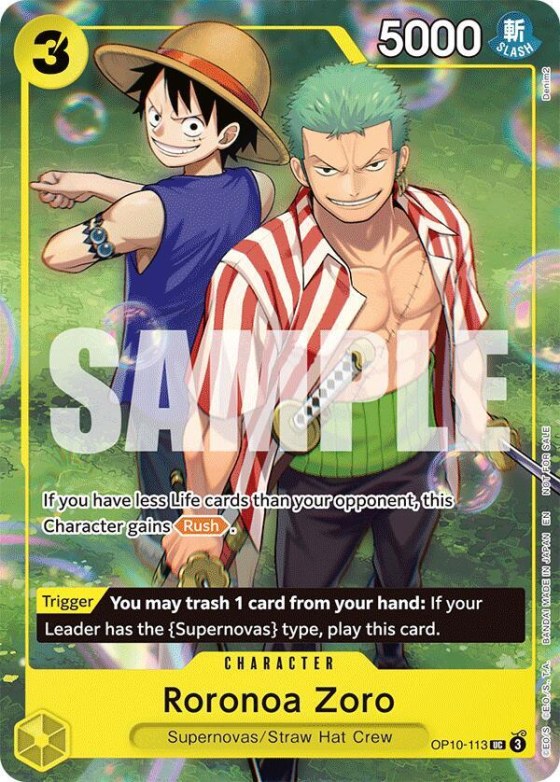 Roronoa Zoro - Learn Together Deck Set Set Sa