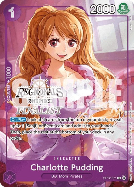 Charlotte Pudding - Regionals Finalist Card Set 26
