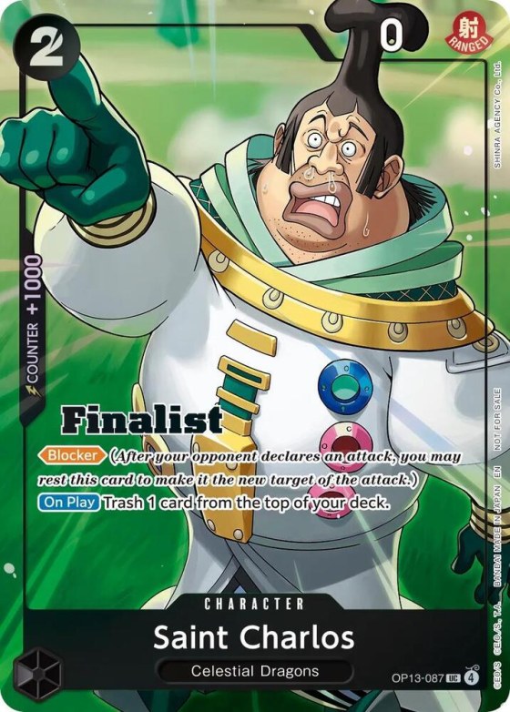 Saint Charlos - Finalist Card Set Vol 1