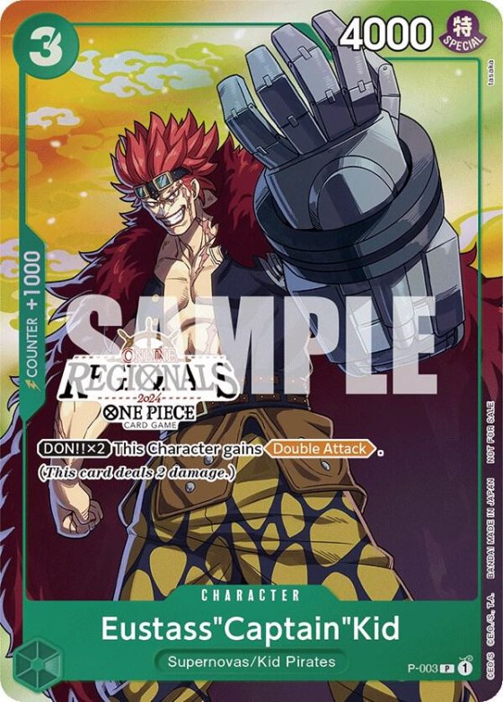 Eustass"Captain"Kid - Online Regional 2024 Vol 2 Par