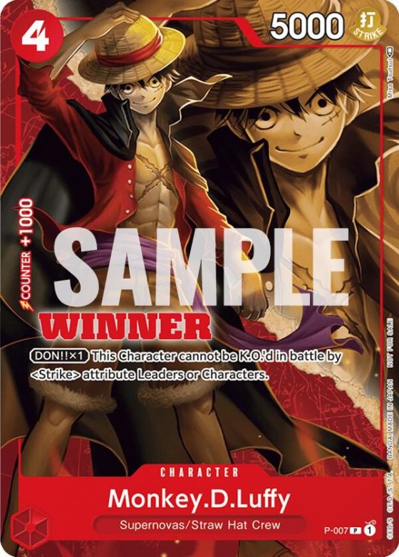 Monkey.D.Luffy - Winner Pack Vol 1