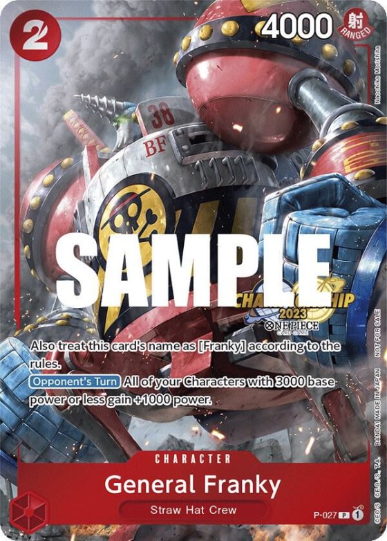 General Franky - Cs 2023 Event Pack Finalist Ve