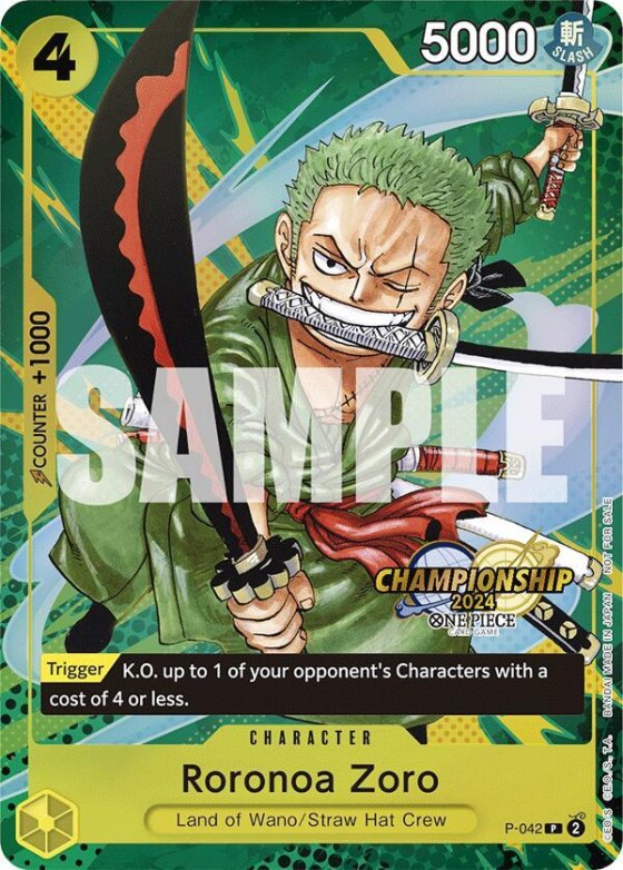 Roronoa Zoro - Cs 2024 Event Pack