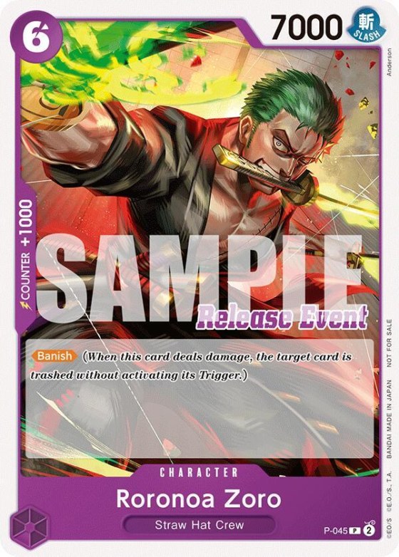 Roronoa Zoro - St15 St20 Release Event Pack