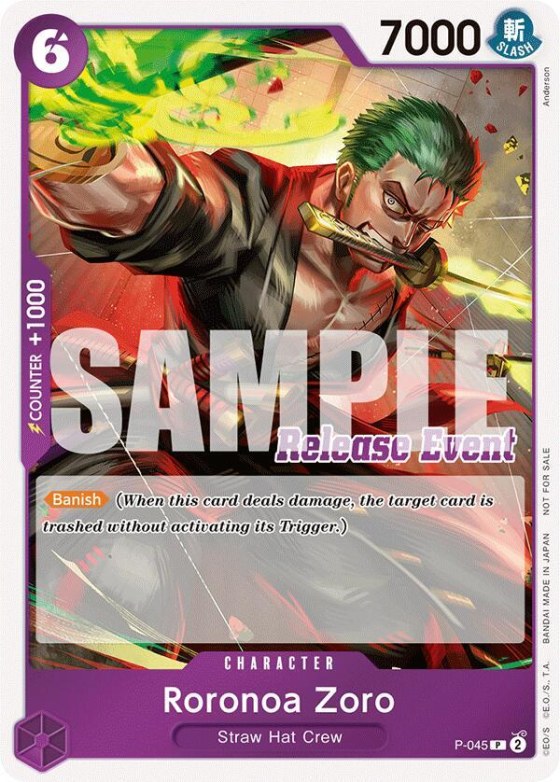 Roronoa Zoro - St15 St20 Release Event Winner