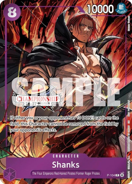 Shanks - Cs 26 27 Celebration Pack