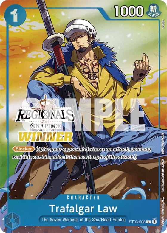 Trafalgar Law - Offline Regional 2024 Vol 2 Wi