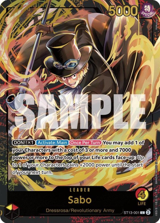 Sabo - Premium Card Collection Leader
