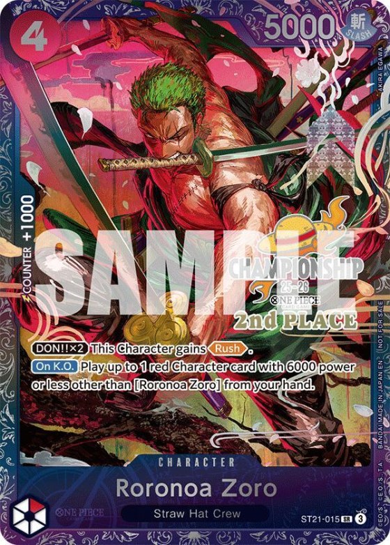 Roronoa Zoro - Cs 25 26 2nd Place