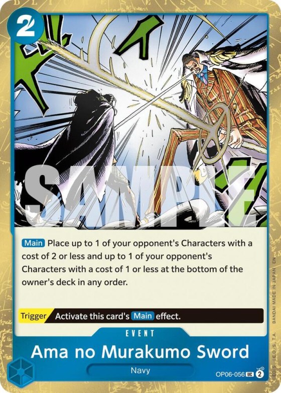 Ama no Murakumo Sword - Pirate Foil