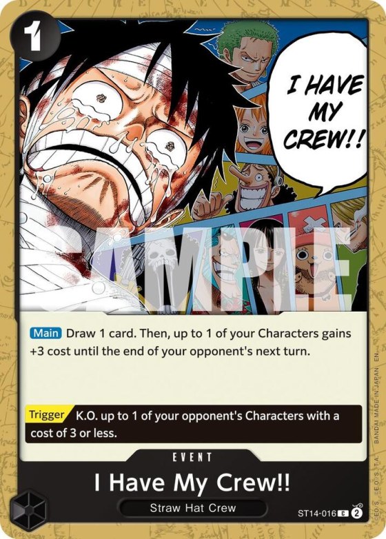 I Have My Crew!! - Reprint