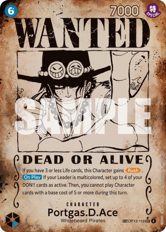 Portgas.D.Ace - Wanted Poster