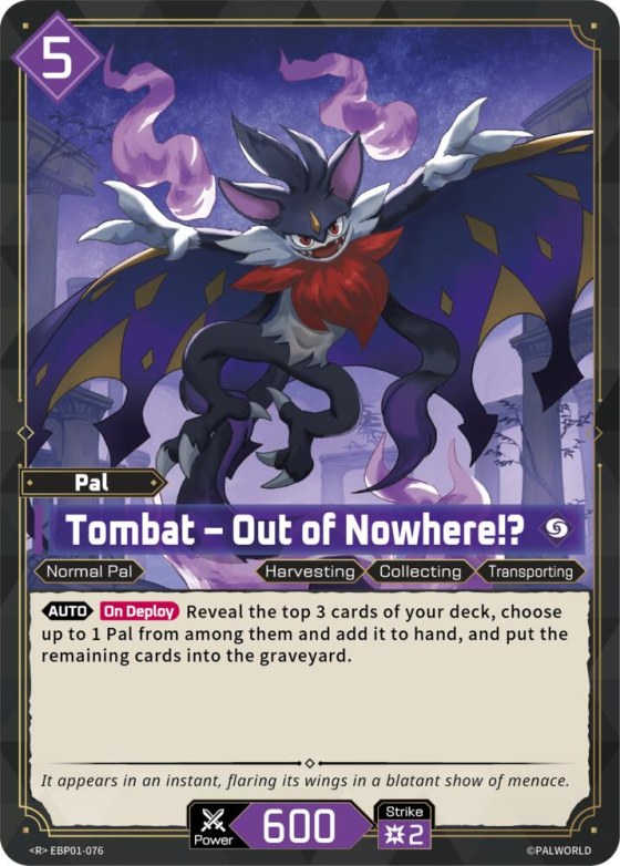 Tombat - Out of Nowhere!?