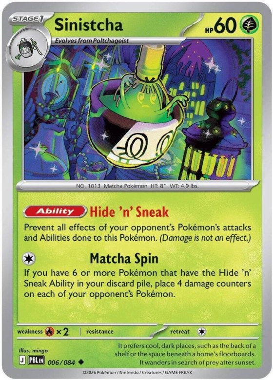 Sinistcha - Reverse Holo