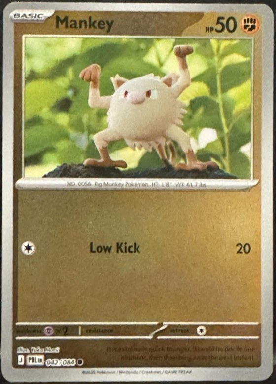 Mankey - Reverse Holo