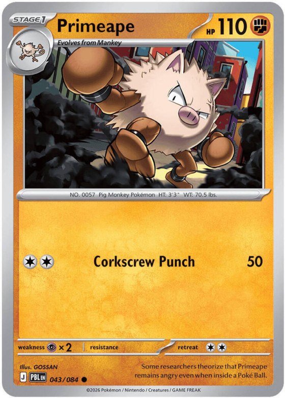 Primeape - Reverse Holo