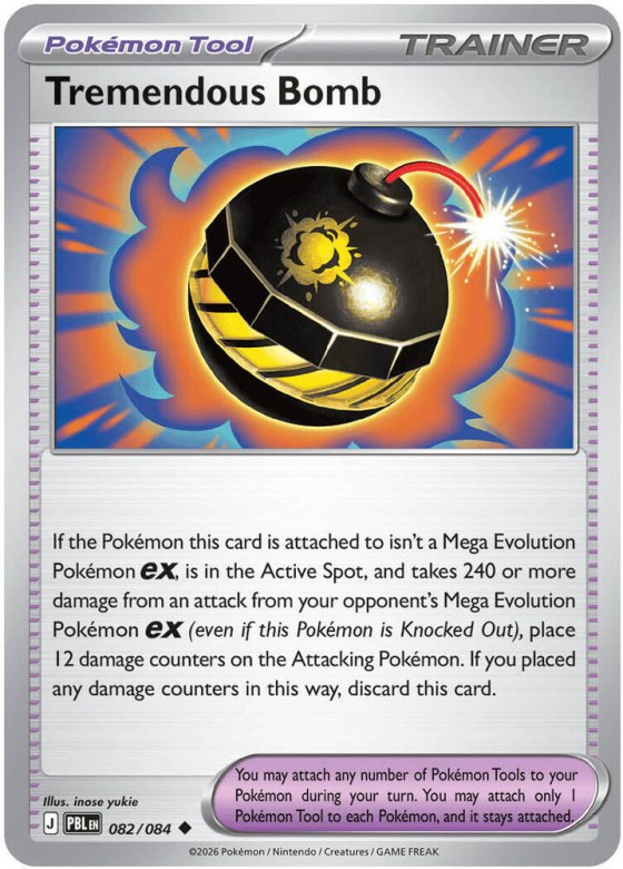Tremendous Bomb - Reverse Holo