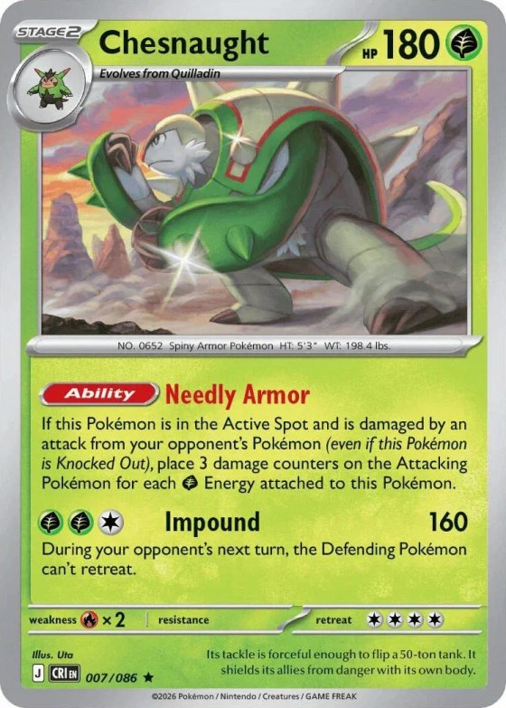Chesnaught - Holo