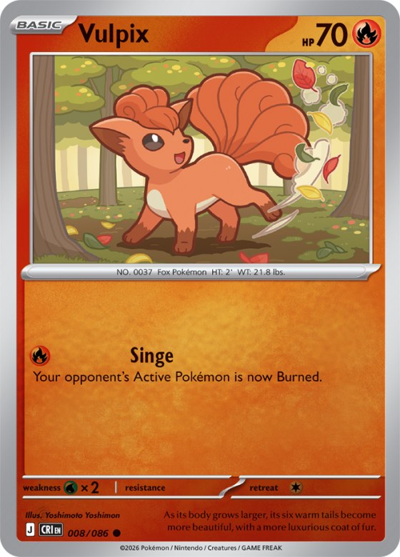 Vulpix - Reverse Holo
