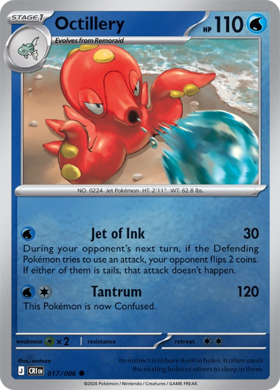 Octillery - Reverse Holo