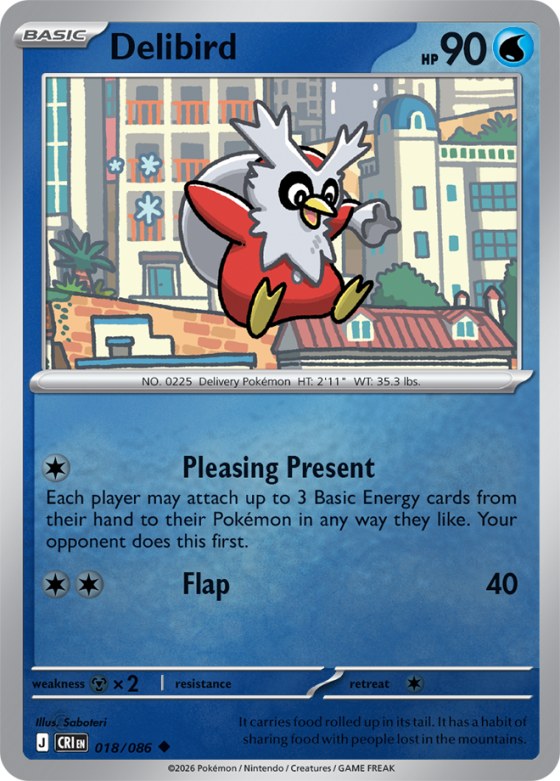 Delibird - Reverse Holo