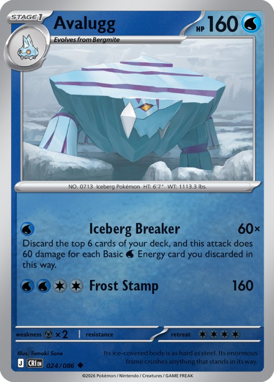 Avalugg - Reverse Holo