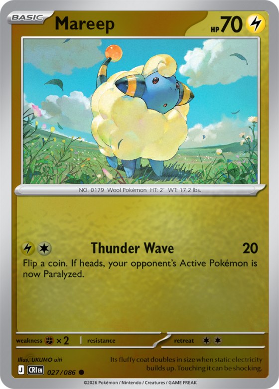 Mareep - Reverse Holo