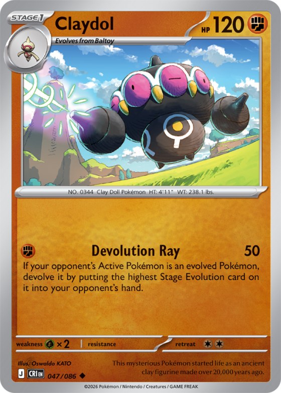 Claydol - Reverse Holo