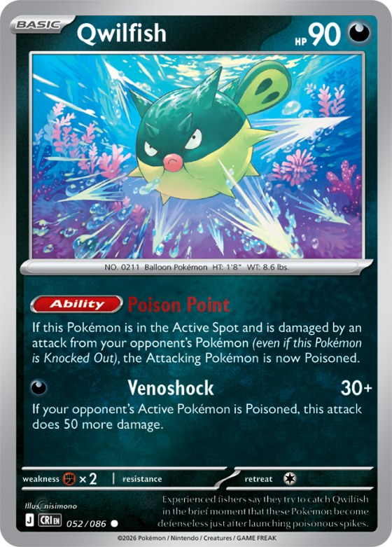 Qwilfish - Reverse Holo