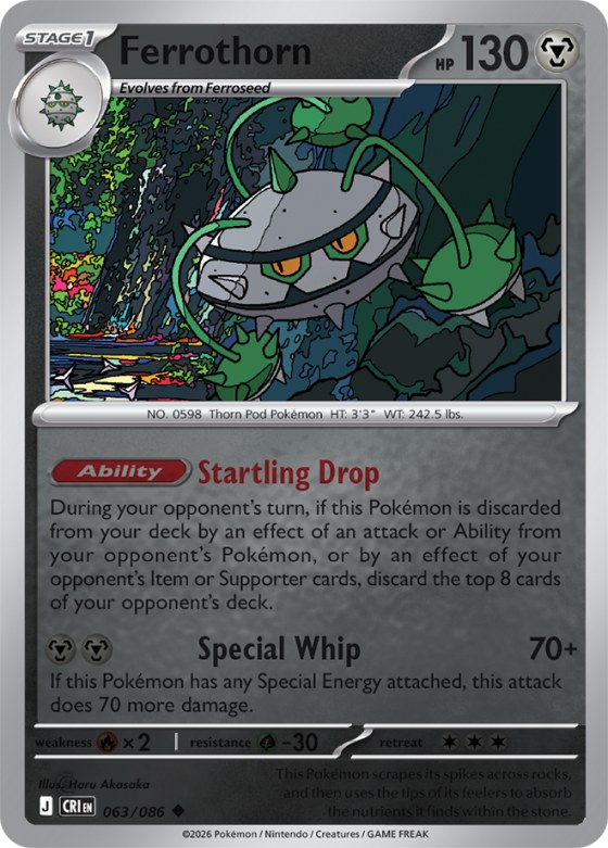 Ferrothorn - Reverse Holo