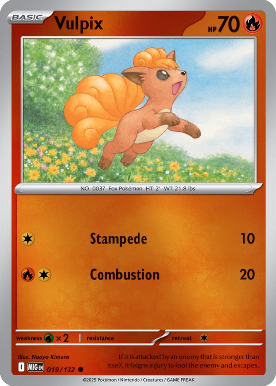 Vulpix - Reverse Holo