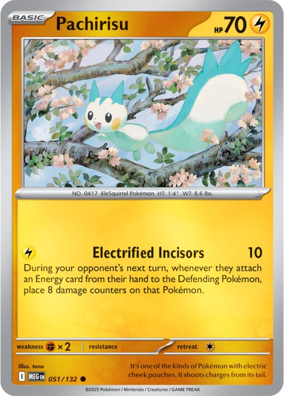 Pachirisu - Reverse Holo