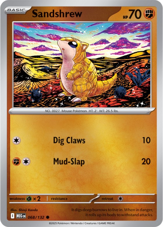 Sandshrew - Reverse Holo