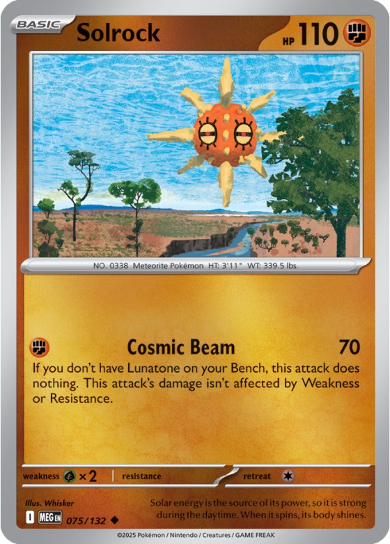 Solrock - Reverse Holo