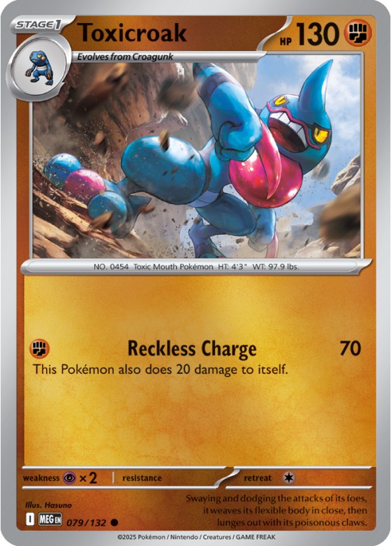 Toxicroak - Reverse Holo