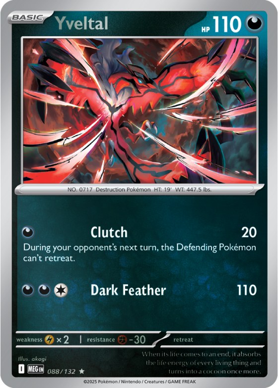 Yveltal - Reverse Holo