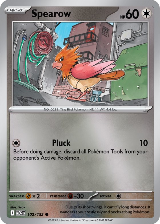 Spearow - Reverse Holo