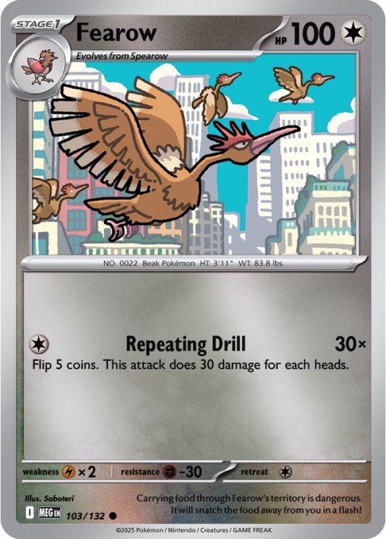 Fearow - Reverse Holo