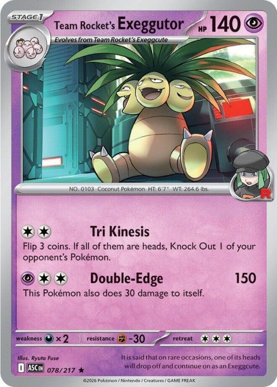 Team Rocket's Exeggutor - Holo