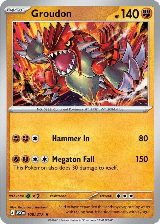 Groudon - Holo