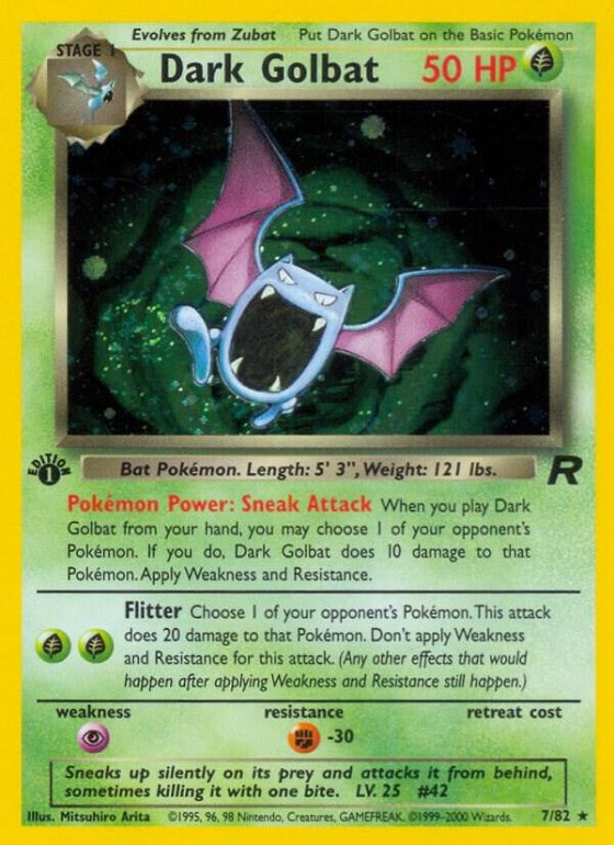 Dark Golbat (7) - Unlimited Holo