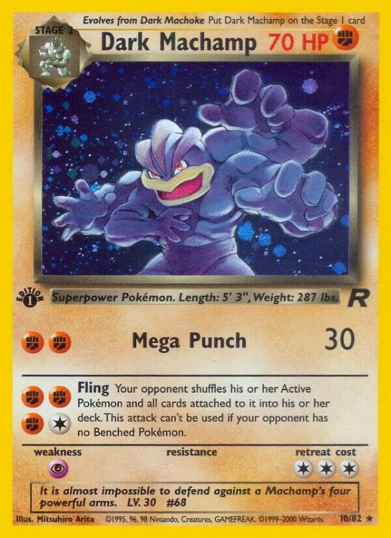 Dark Machamp (10) - Unlimited Holo