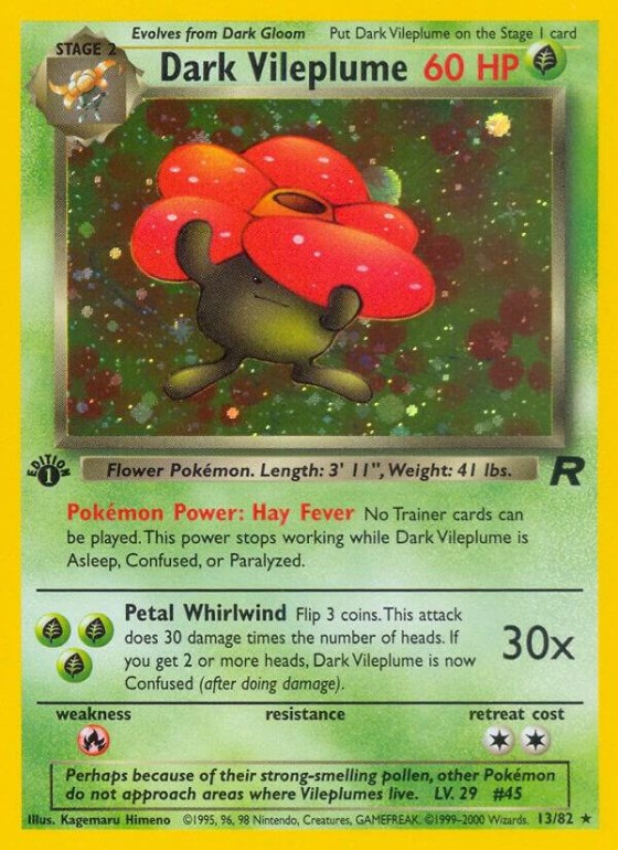 Dark Vileplume (13) - Unlimited Holo