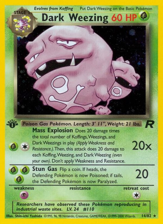 Dark Weezing (14) - Unlimited Holo