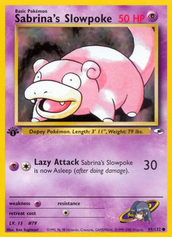 Sabrina's Slowpoke - 1st Edition